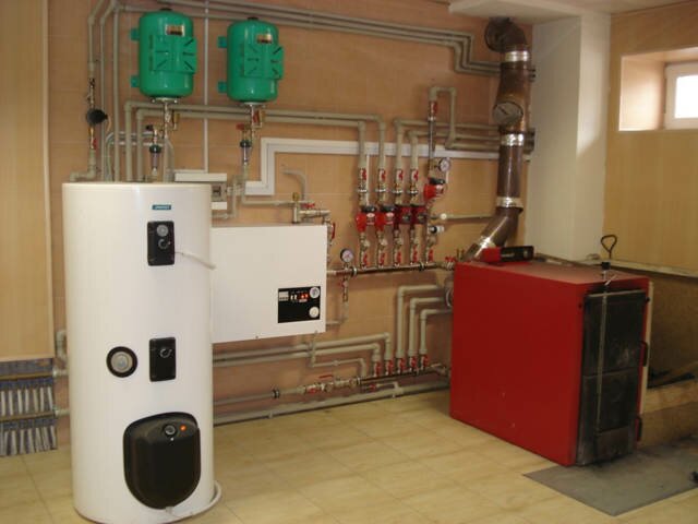 Разводка систем отопления и водоснабжения